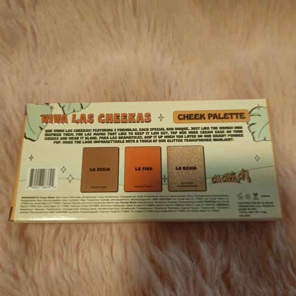 Alamar Viva Las Cheekas - Medium/Tan Cheek Palette NEW - Picture 4 of 5